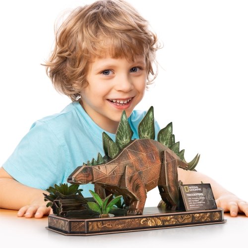 3D пазл CubicFun National Geographic Dino Стегозавр 62 шт DS1054h