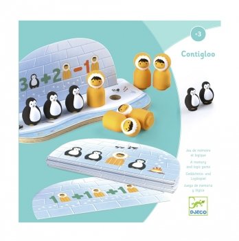 Настольная игра Djeco Считай с пингвинами DJ01612