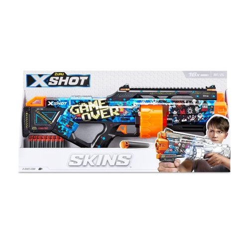 Детская игрушка бластер Zuru X-Shot Skins Last Stand Game Over 36518A