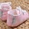 Пинетки хлопковые Magbaby Зайцы на розовом 0-12 мес Светло-розовый/Белый 105928