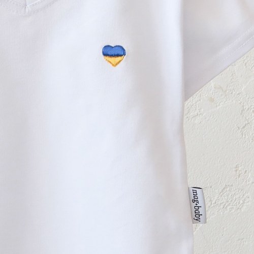 Детская футболка Magbaby Roomy с вышивкой от 3 мес до 3 лет Белый 104751