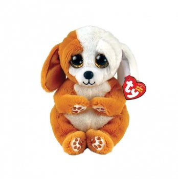 Мягкая игрушка TY Beanie Bellies Рыжий пес RUGGLES 20 см 40699