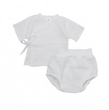 Набор одежды для новорожденных муслин Minikin Бон Вояж 0 - 3 мес Белый 223114