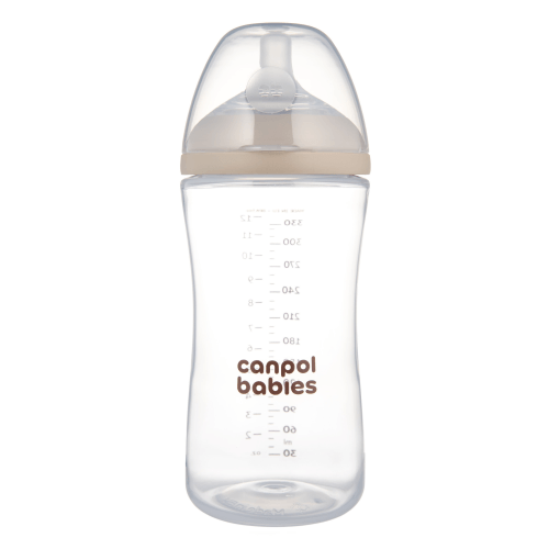 Антиколиковая бутылочка Canpol babies Natural Shape с соской Dual-zone 6m+ 330 мл 35/402