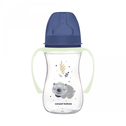 Антиколиковая бутылочка Canpol babies Easystart Sleepy Koala Голубой 3m+ 240 мл 35/237_blu