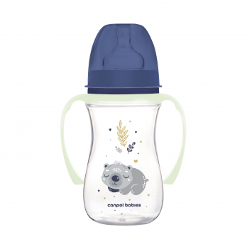 Антиколиковая бутылочка Canpol babies Easystart Sleepy Koala Голубой 3m+ 240 мл 35/237_blu