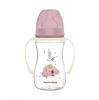 Антиколиковая бутылочка Canpol babies Easystart Sleepy Koala Розовый 3m+ 240 мл 35/237_pin