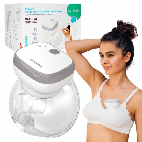 Молокоотсос аккумуляторный BabyOno SHELLY Свободные руки 1000