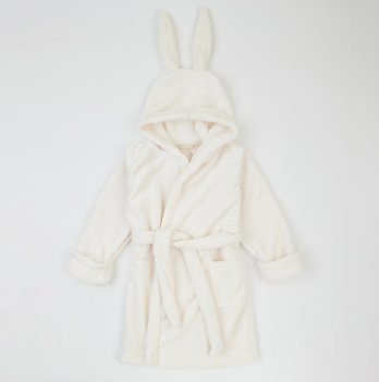 Махровый халат для детей ЛяЛя 1,5 - 5 лет Велсофт Молочный 16МХ101_5-22