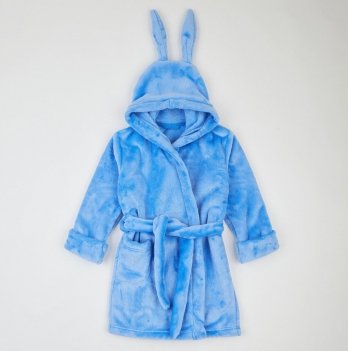 Махровый халат для детей ЛяЛя 1,5 - 5 лет Велсофт Светло-голубой 16МХ101_5-251