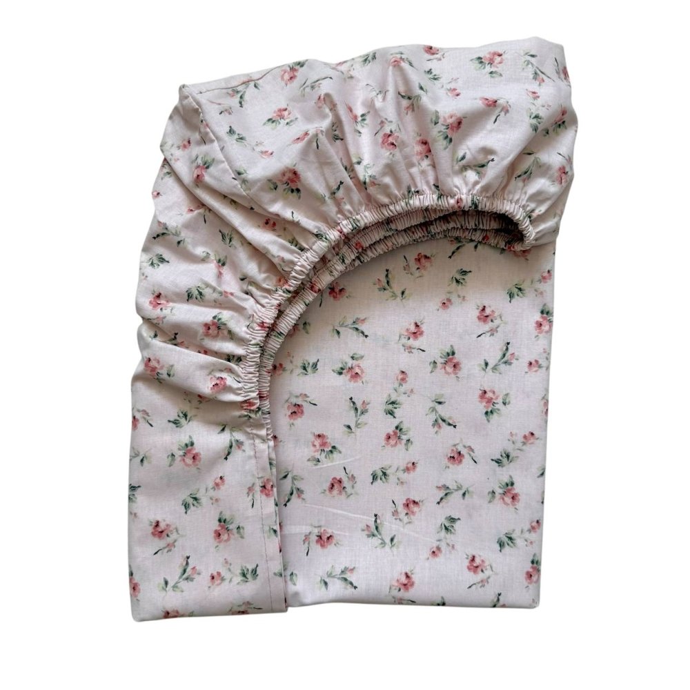 Детская простынь на резинке Маленькая соня Прованс Розовый 1700603