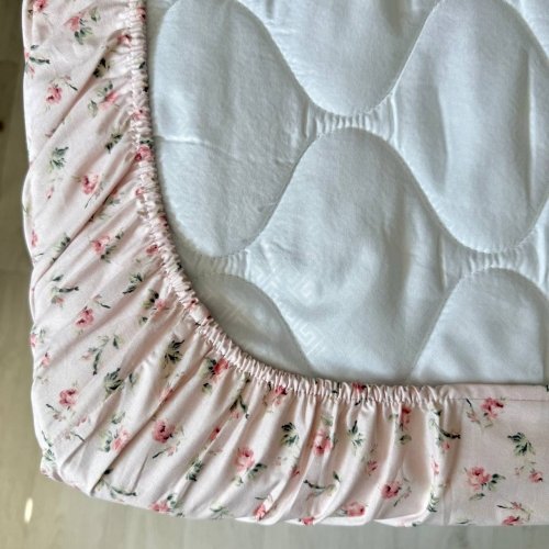 Детская простынь на резинке Маленькая соня Прованс Розовый 1700603