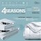 Всесезонное одеяло 4 сезона на кнопках Ideia Air Dream 4 Seasons 140х210 см Белый 8-07939