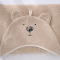 Детское полотенце уголок Veres Bear beige Бежевый 80х120 см 190.03