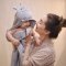 Детское полотенце уголок Veres Hippo Серый 80х120 см 190.06
