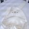 Детское полотенце уголок Veres Bunny milk Молочный 80х120 см 190.07-1