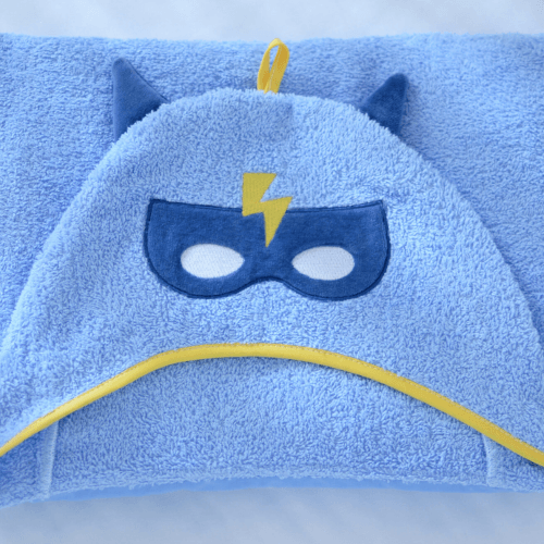 Детское полотенце уголок Veres Super hero Голубой 80х120 см 190.53