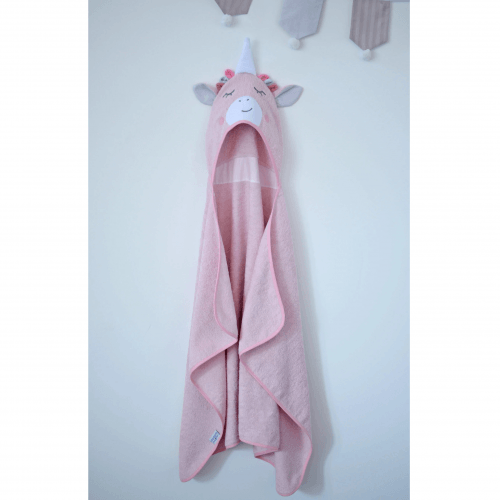 Детское полотенце уголок Veres Unicorn pink Розовый 80х120 см 190.54