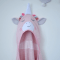 Детское полотенце уголок Veres Unicorn pink Розовый 80х120 см 190.54