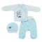 Набор одежды для новорожденного Sweet Mario Серый/Голубой 3-07-2