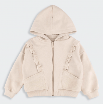 Кофта на молнии детская Bembi 1,5 - 6 лет Трикотаж тринитка Молочный 200 КФ255