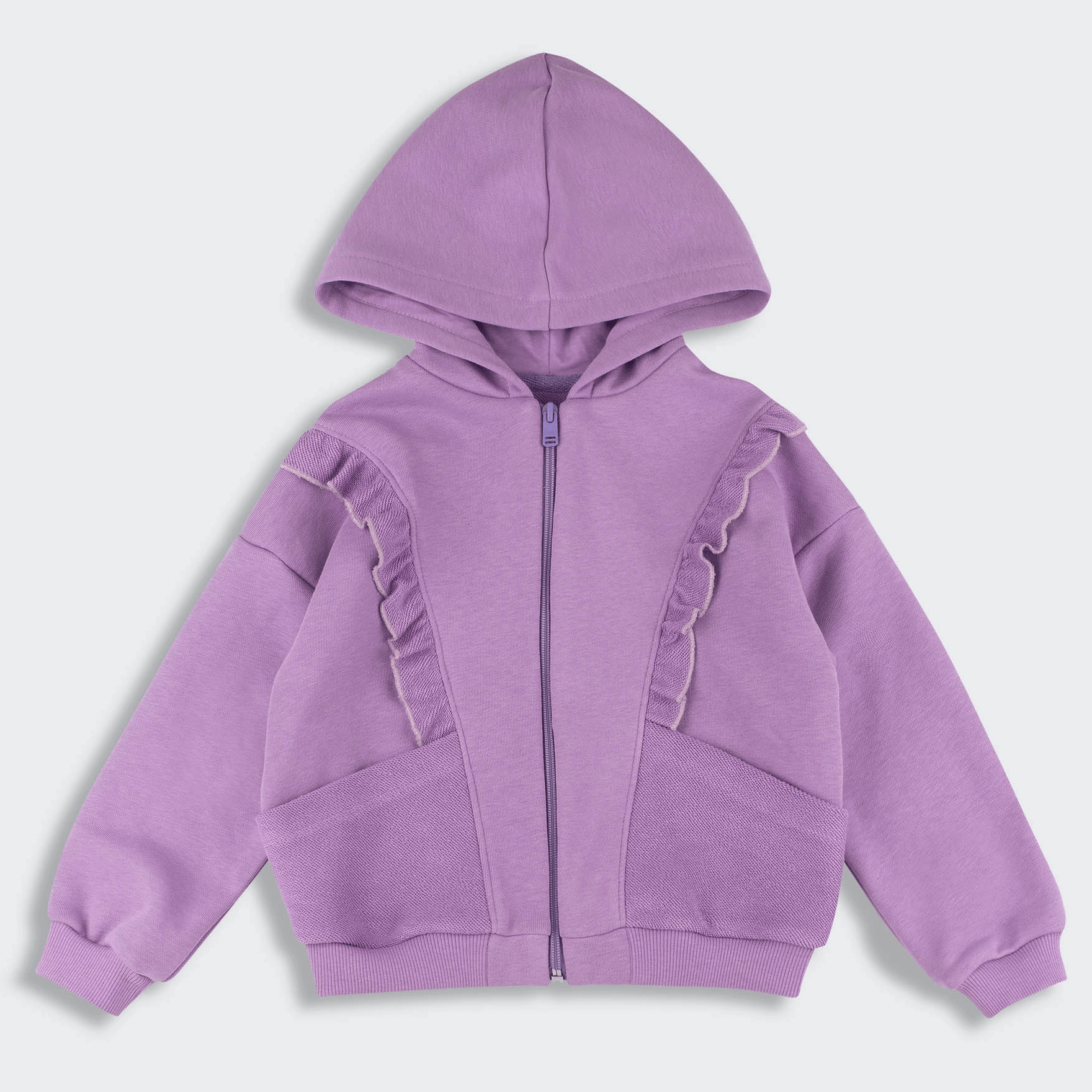 Кофта на молнии детская Bembi 1,5 - 6 лет Трикотаж тринитка Сиреневый Q00 КФ255