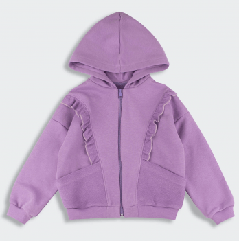 Кофта на молнии детская Bembi 1,5 - 6 лет Трикотаж тринитка Сиреневый Q00 КФ255