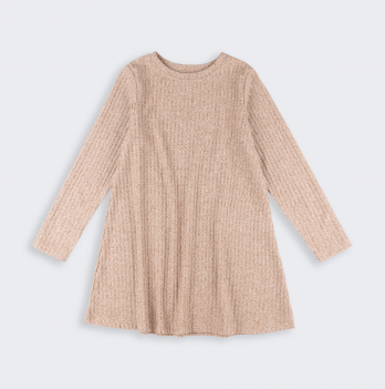 Платье детское Bembi Autumn 2025 8 - 11 лет Шардон качкорсе Бежевый ПЛ430