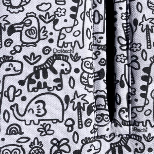 Матрасик в коляску ДоРечі Сафари Черный 89х37 см 1930_29