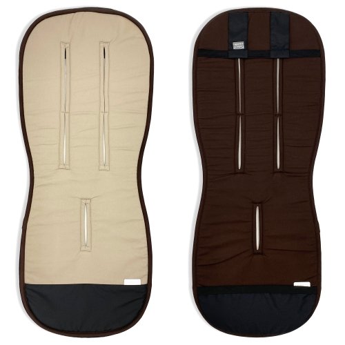 Матрасик в коляску ДоРечі Бежевый/Шоколадный 89х37 см 1930_17C