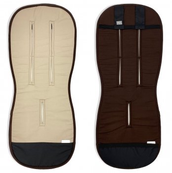 Матрасик в коляску ДоРечі Бежевый/Шоколадный 89х37 см 1930_17C