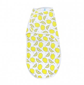 Пеленка кокон для новорожденных на липучках Minikin I Like Лимоны 0-3 месяца Желтый 194803 
