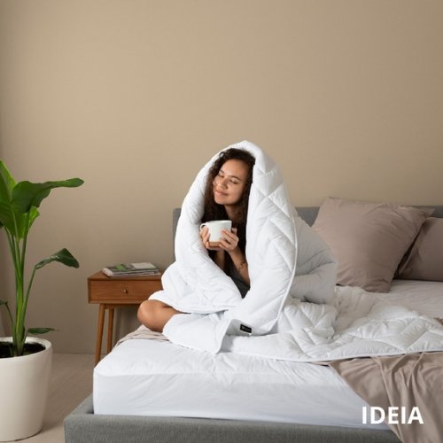 Летнее одеяло полуторное Ideia Nordic Comfort 155х210 см Белый 8-34653