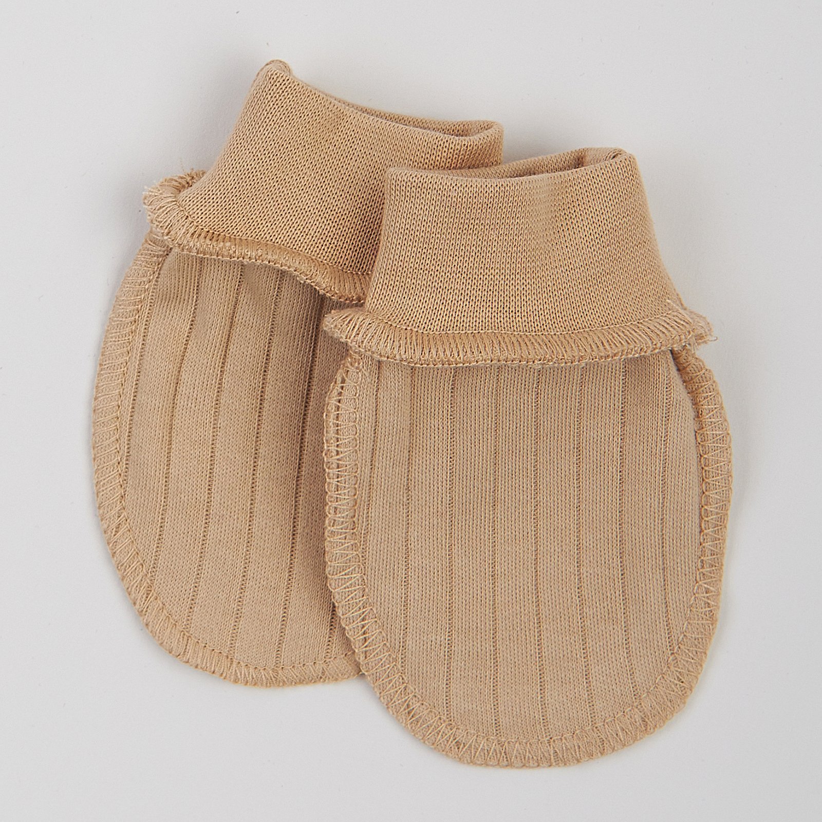 Царапки для новорожденных ЛяЛя 0 - 3 мес Интерлок Бежевый 19ІН001_2-104