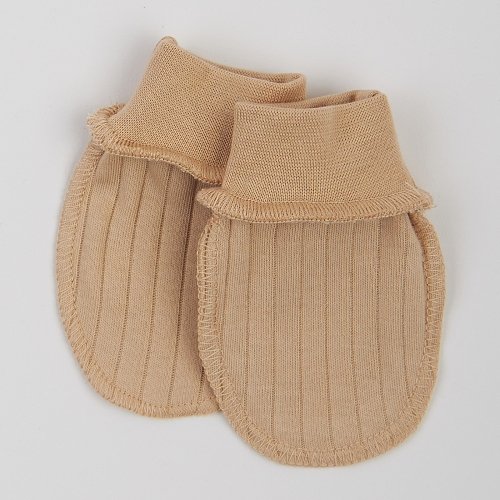 Царапки для новорожденных ЛяЛя 0 - 3 мес Интерлок Бежевый 19ІН001_2-104