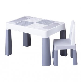 Детский стол и стул Tega baby Multifan Серый MF-001-106