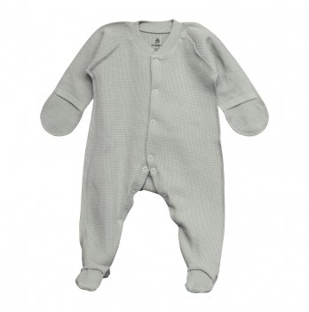 Человечек для новорожденных Minikin Baby Style 0 - 3 мес Интерлок Серый 2316503