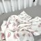 Муслиновый плед для новорожденных Oh My Kids Арбузик Муслин Розовый 120х90 см МПЛ-032