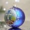 Новогодний шар на елку Santa Shop Дракон - Невозмутимый Синий 8,5 см 4820001112634