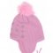 Зимняя шапка детская Tutu 2 - 8 лет Вязка Розовый 3-001195