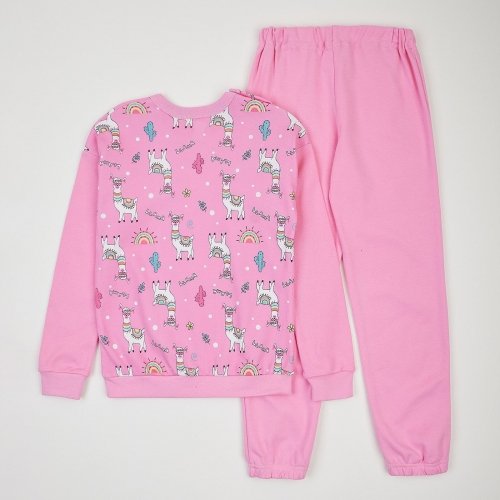 Пижама детская ЛяЛя 5 - 8 лет Интерлок Розовый К3ІН126_2-3661