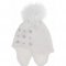 Зимняя шапка детская Tutu 6 - 24 мес Вязка Молочный 3-001195