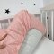 Детское постельное белье в кроватку Oh My Kids Точки Ранфорс Розовый ПБ-058-Х