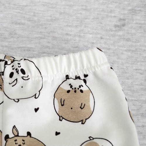 Пижама детская Minikin 1,5 - 7 лет Футер Молочный/Кофейный 2111601