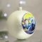 Новогодний шар на елку Santa Shop Дракон – Победитель Белый 8,5 см 4820001112702