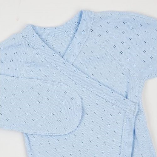 Набор одежды для новорожденных ЛяЛя Ажур 2024 0 - 3 мес Ажур Голубой К1АЖ002_2-060