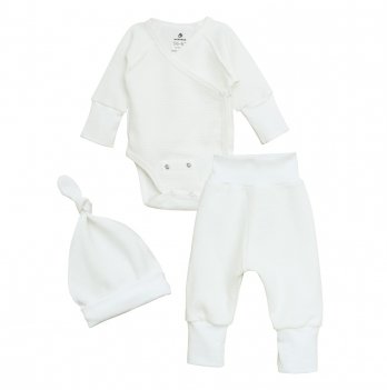 Набор одежды для новорожденных Minikin Baby Style 0 - 3 мес Интерлок Молочный 2316603
