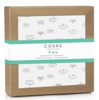 Непромокаемый наматрасник Cosas Water Sheet Crown 70х120 см