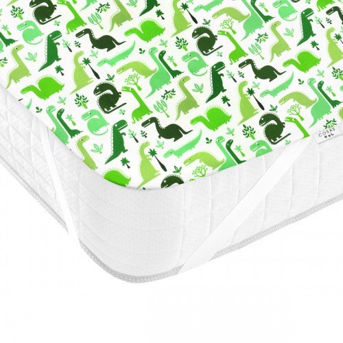 Непромокаемая пеленка Cosas Diaper Dino Green 70х120 см