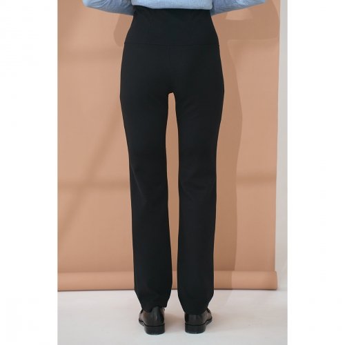 Штаны для беременных с начесом Юла Мама Bruna Черный TR-45.111